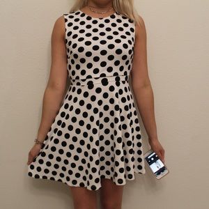 Black and White Polka Dot Dress